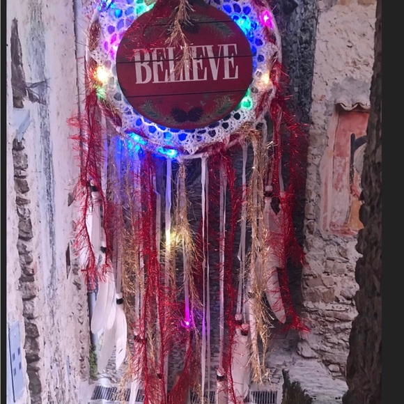 Light up Christmas dream catcher - Picture 2 of 2